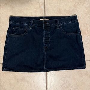Levi's Navy Mini Skirt